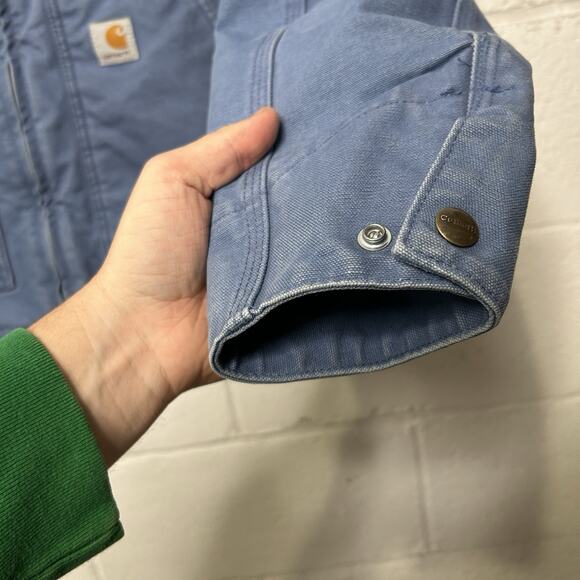 Carhartt Sherpa-Lined Canyon Jacket “French Blue” WJ022 FHB - Picture 4 of 8
